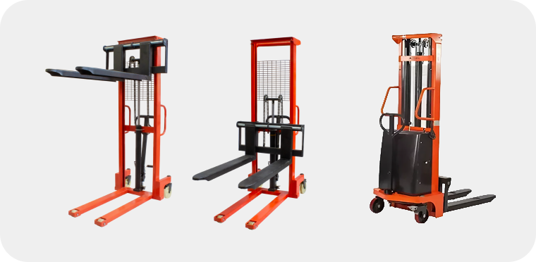 Штабелер гидравлический ручной и штабелер с электроподъёмом