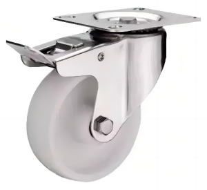 SCppb 63 - Полипропиленовое колесо 160 мм (площадка, поворотн., тормоз)